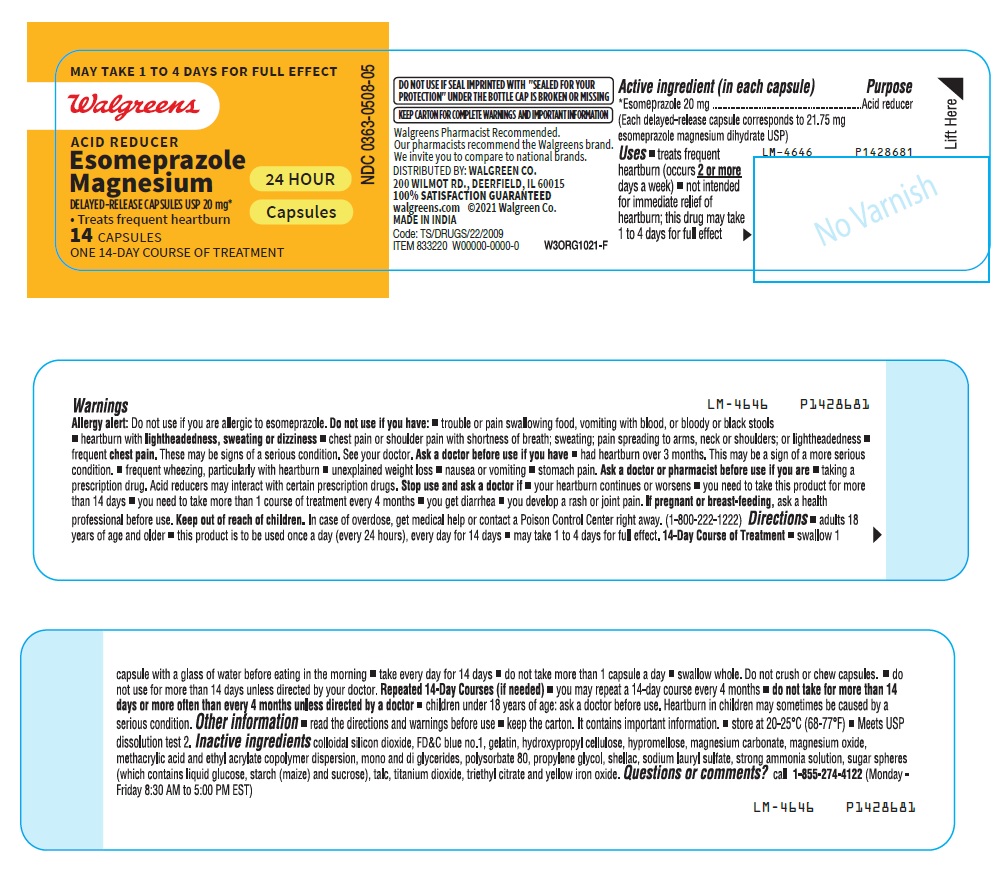 Pill image for Esomeprazole Magnesium Delayed-release Capsules Usp 20 Mg*