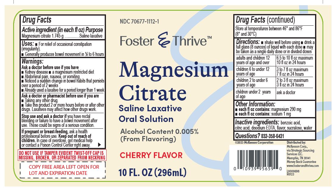 Pill image for Foster And Thrive - Magnesium Citrate Oral Solution - Cherry