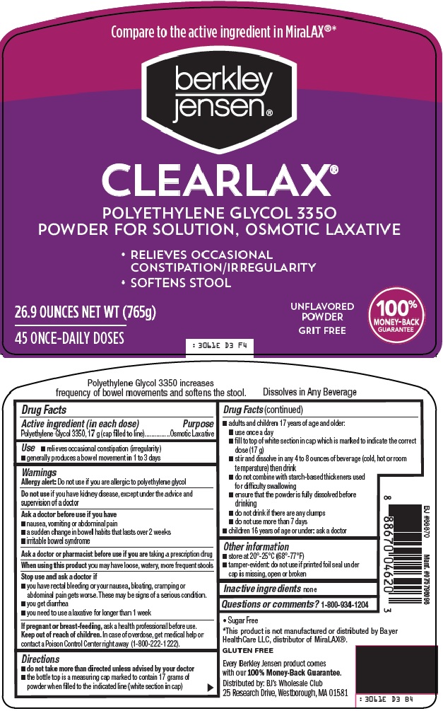 Pill image for Bjwc Clearlax®