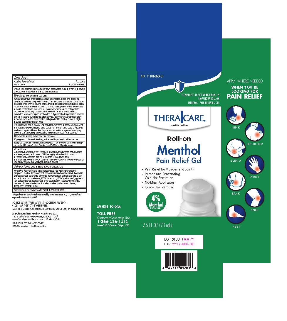 Pill image for Theracare Roll-on Menthol 4% Pain Relief Gel