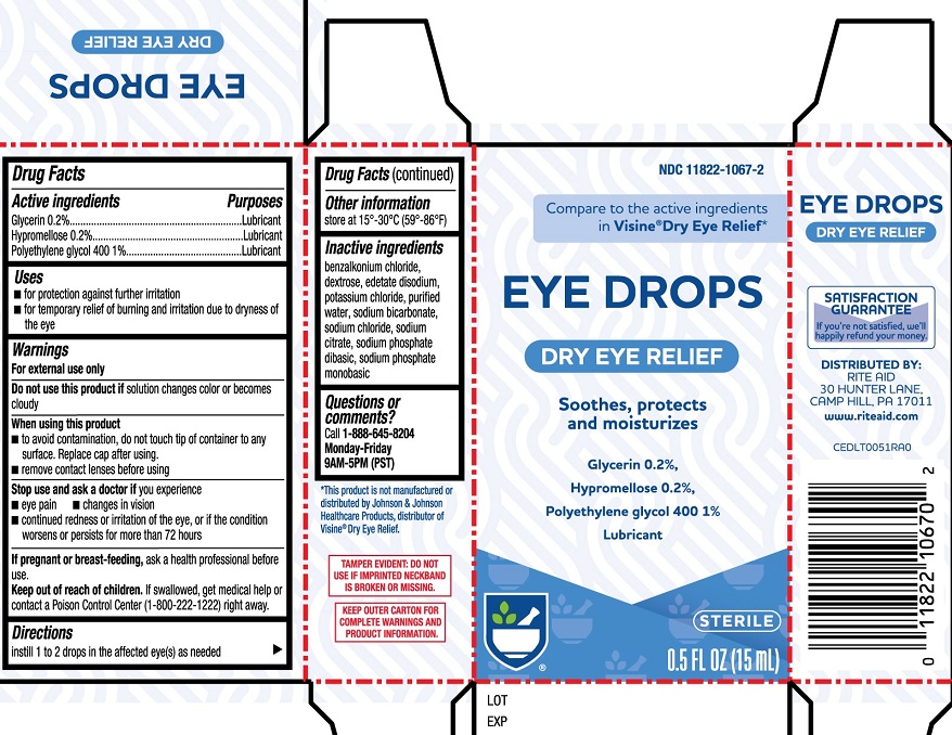 Pill image for Rite Aid Eye Drops Dry Eye Relief 15ml (pld)