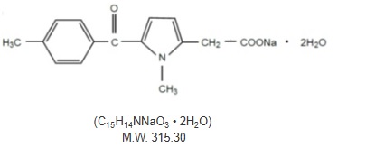 Pill image for Tolmetin Sodium Tablets, Usp 600 Mg