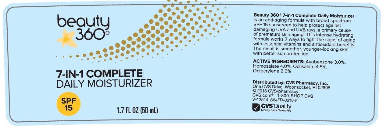 Pill image for Cvs Beauty 360 7-in-1 Complete Daily Moisturizer Anti-aging Formula With Broad Spectrum Spf 15 Sunscreen