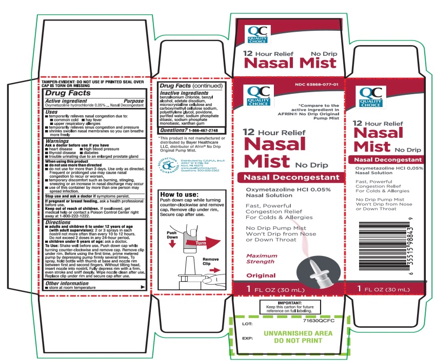 Pill image for Quality Choice Nasal Mist No Drip Drug Facts