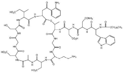 Pill image for These Highlights Do Not Include All The Information Needed To Use Daptomycin For Injection Safely And Effectively. See Full Prescribing Information For Daptomycin For Injection.