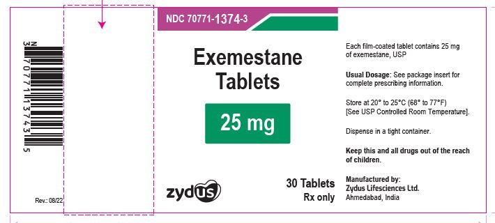 Pill image for Exemestane Tablets