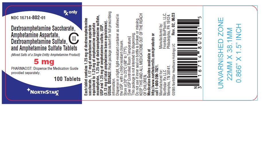 Pill image for Dextroamphetamine Saccharate, Amphetamine Aspartate, Dextroamphetamine Sulfate, Amphetamine Sulfate Tablets (mixed Salts Of A Single Entity Amphetamine Product) (cii)