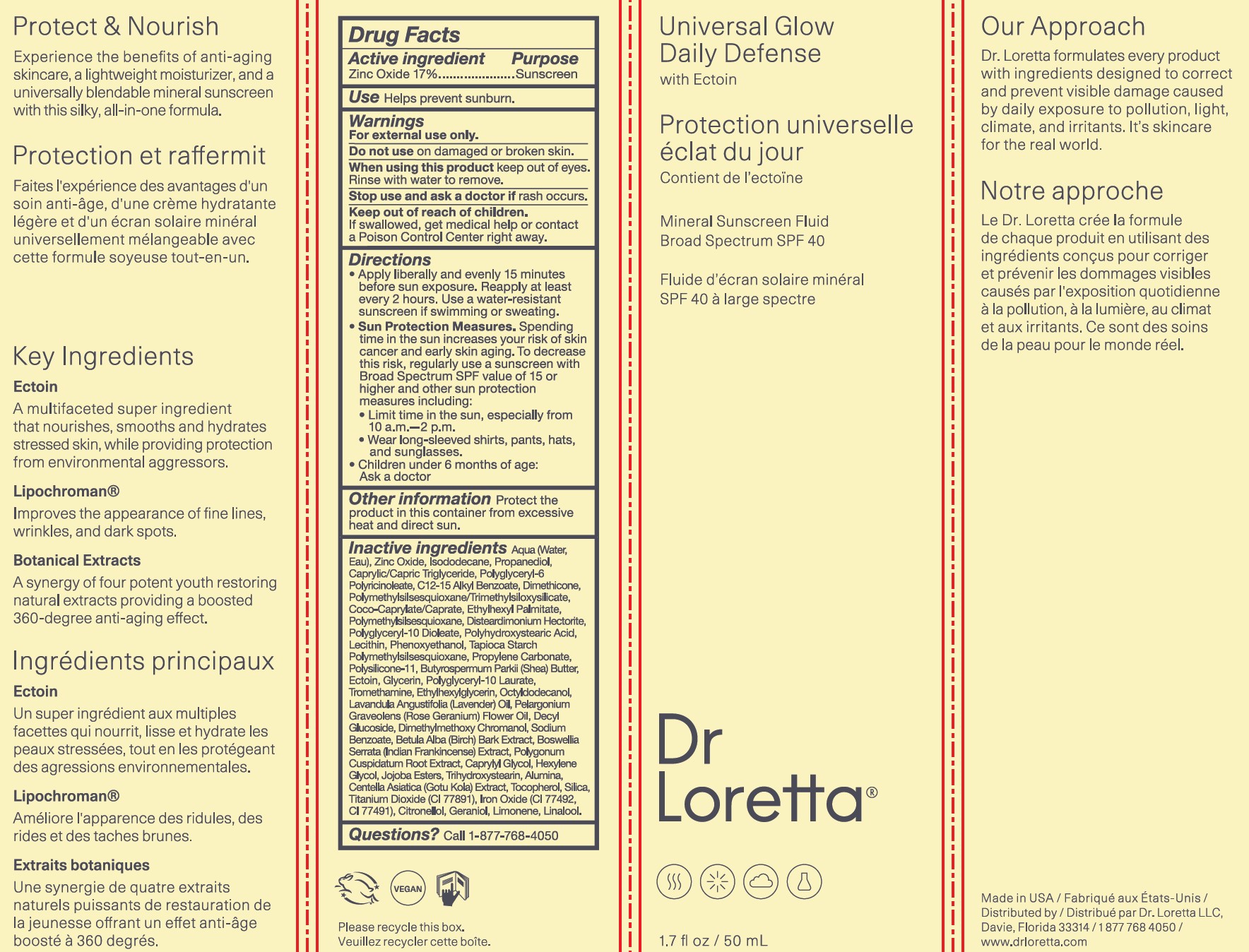 Pill image for Universal Glow Daily Defense Spf 40