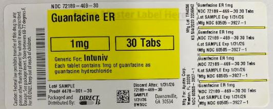 Pill image for Guanfacine Er