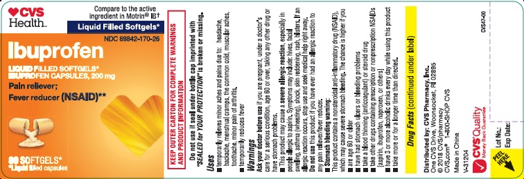Pill image for ibuprofen capsules (liquid filled), 200 mg