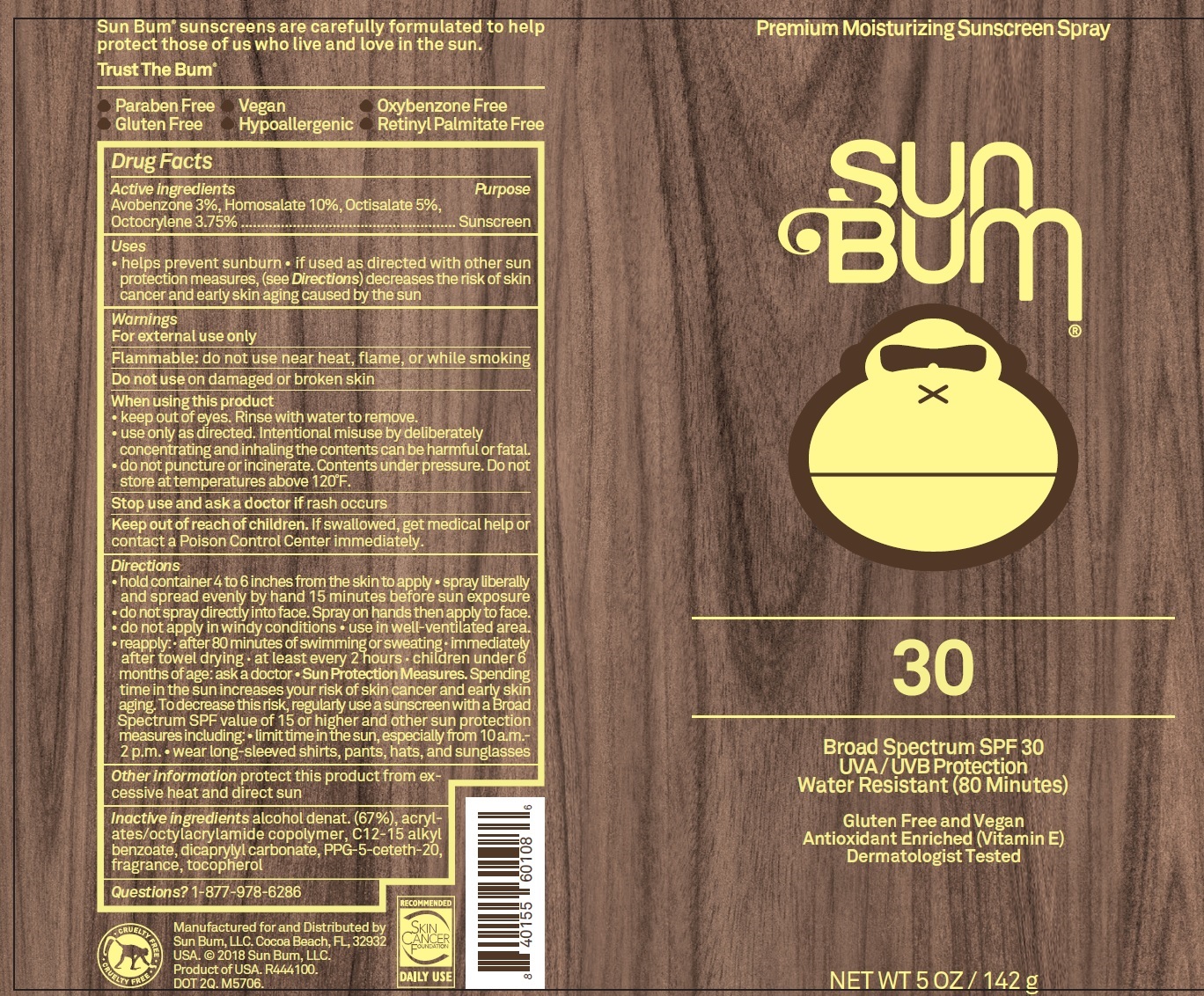 Pill image for Premium Moisturizing Sunscreen Spray Spf 30