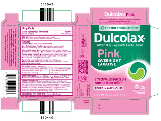 Pill image for Dulcolax Pink Stimulant Laxative