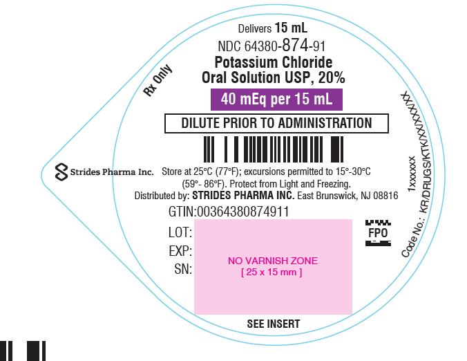 Pill image for These Highlights Do Not Include All The Information Needed To Use Potassium Chloride Oral Solution Safely And Effectively. See Full Prescribing Information For Potassium Chloride Oral Solution .