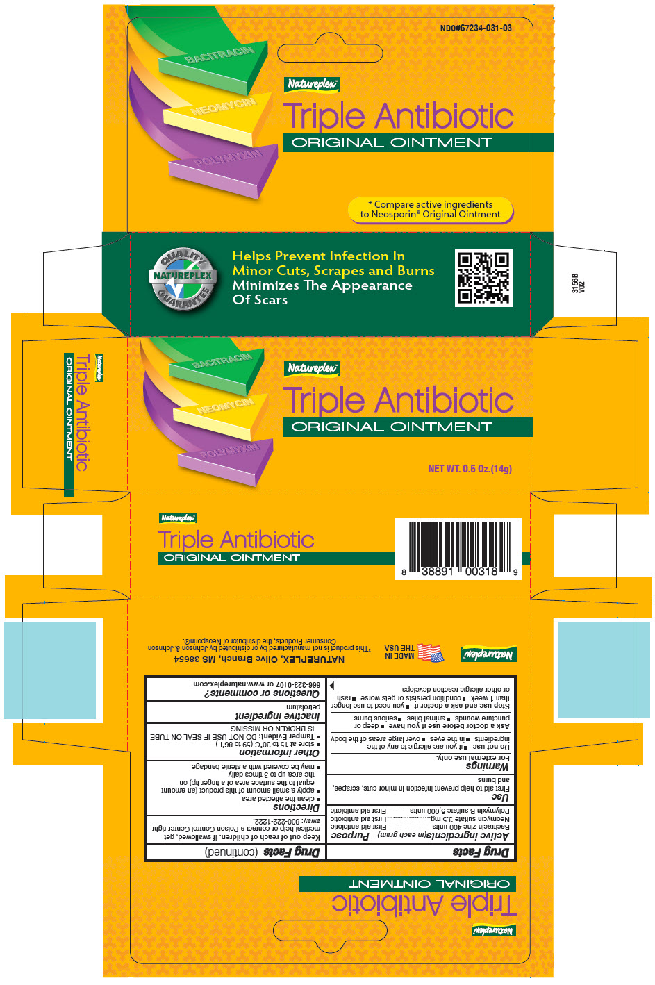 Pill image for triple antibiotic