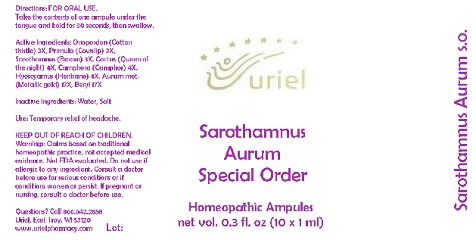 Pill image for Sarothamnus Aurum Special Order