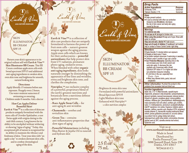 Pill image for earth and vine™ bb broad spectrum spf 15 sunscreen