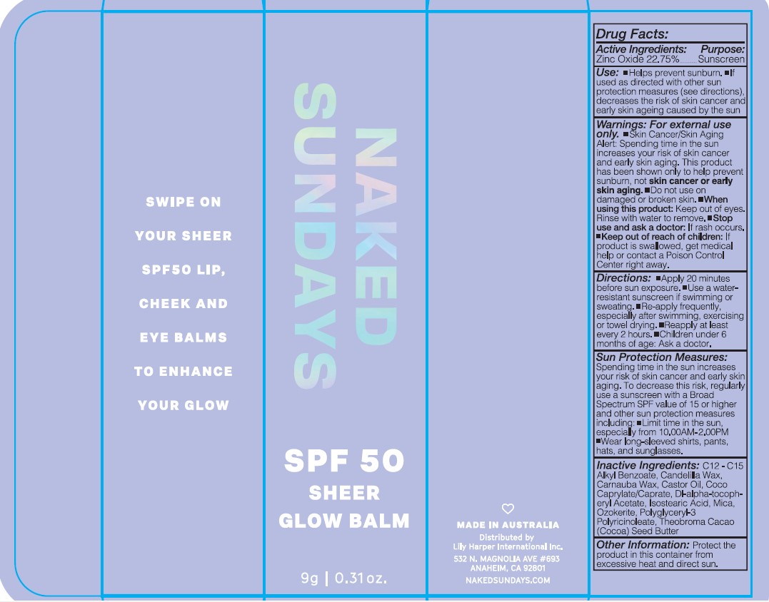 Pill image for Naked Sundays Spf50 Sheer Glow Balm Espresso Martini 9g