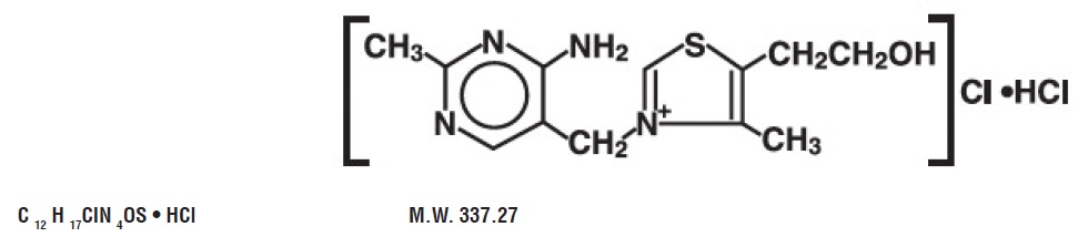 Pill image for Thiamine Hydrochloride Injection, Usp