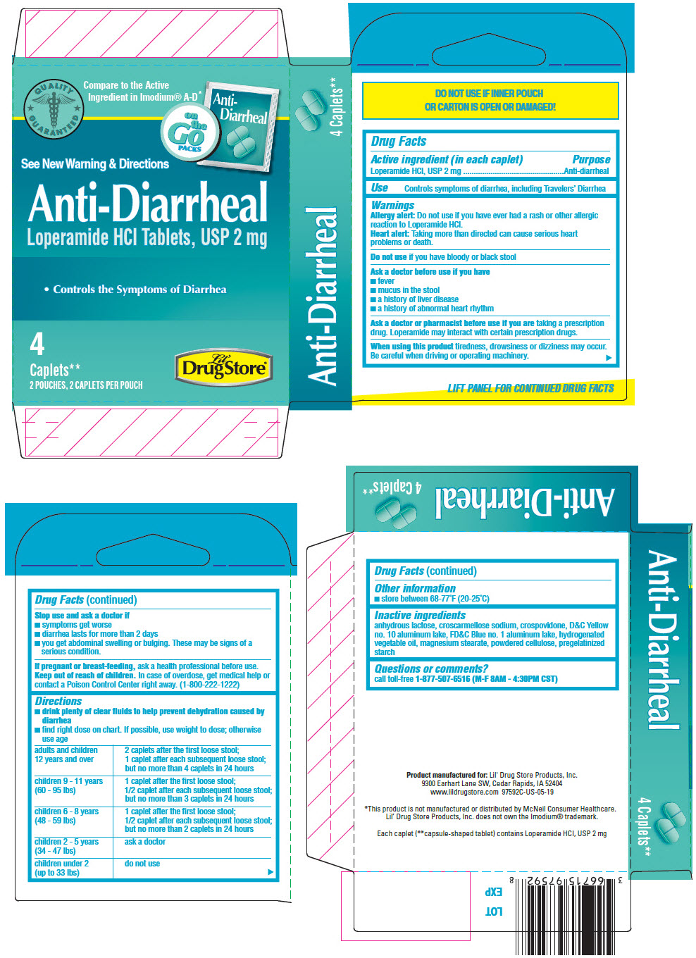 Pill image for Anti-diarrheal, Lil' Drug Store ®