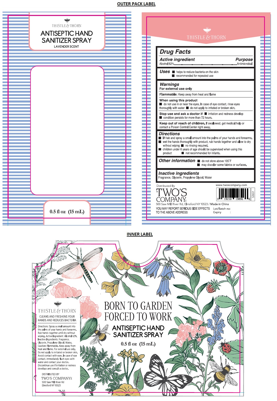 Pill image for Antiseptic Hand Sanitizer Spray-lavender Scent