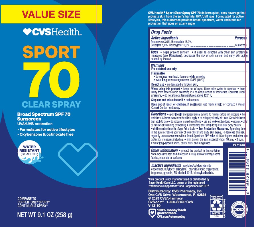 Pill image for Cvs Health Sport 70 Clear Spray