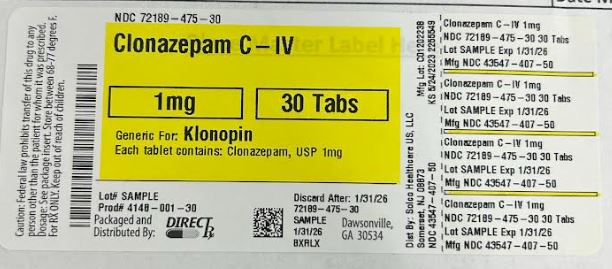 Pill image for Clonazepam