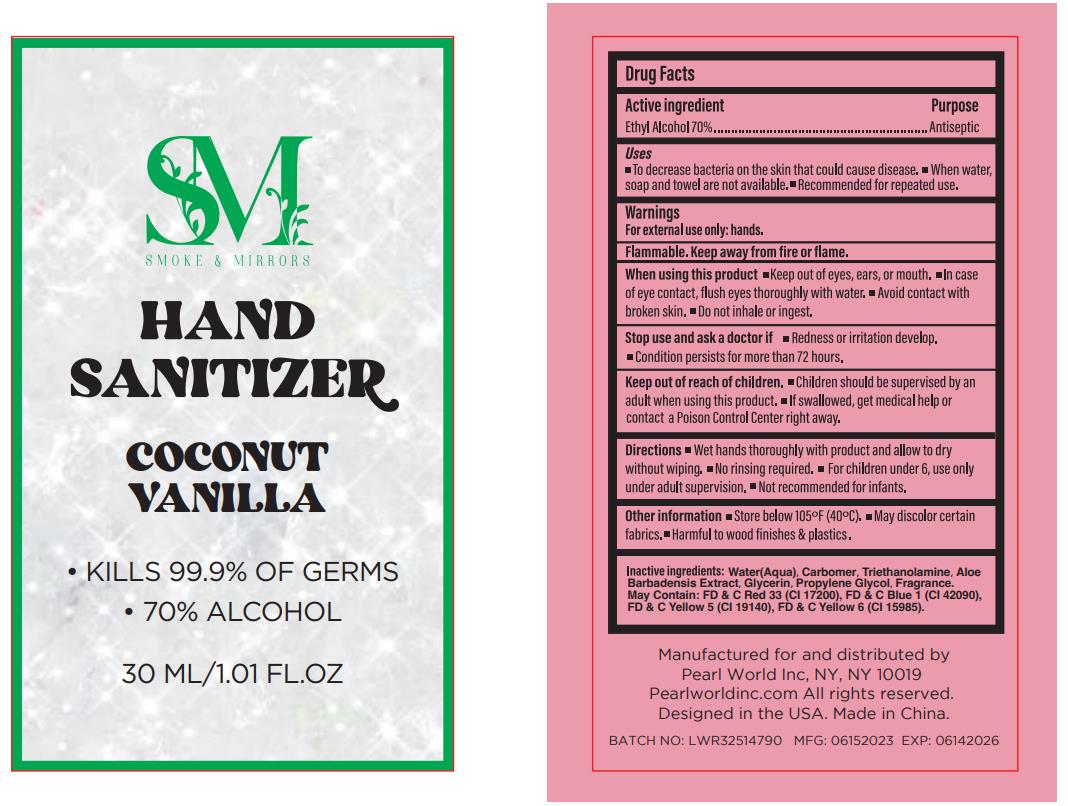 Pill image for Smoke & Mirrors Hand Sanitizer Coconut Vanilla