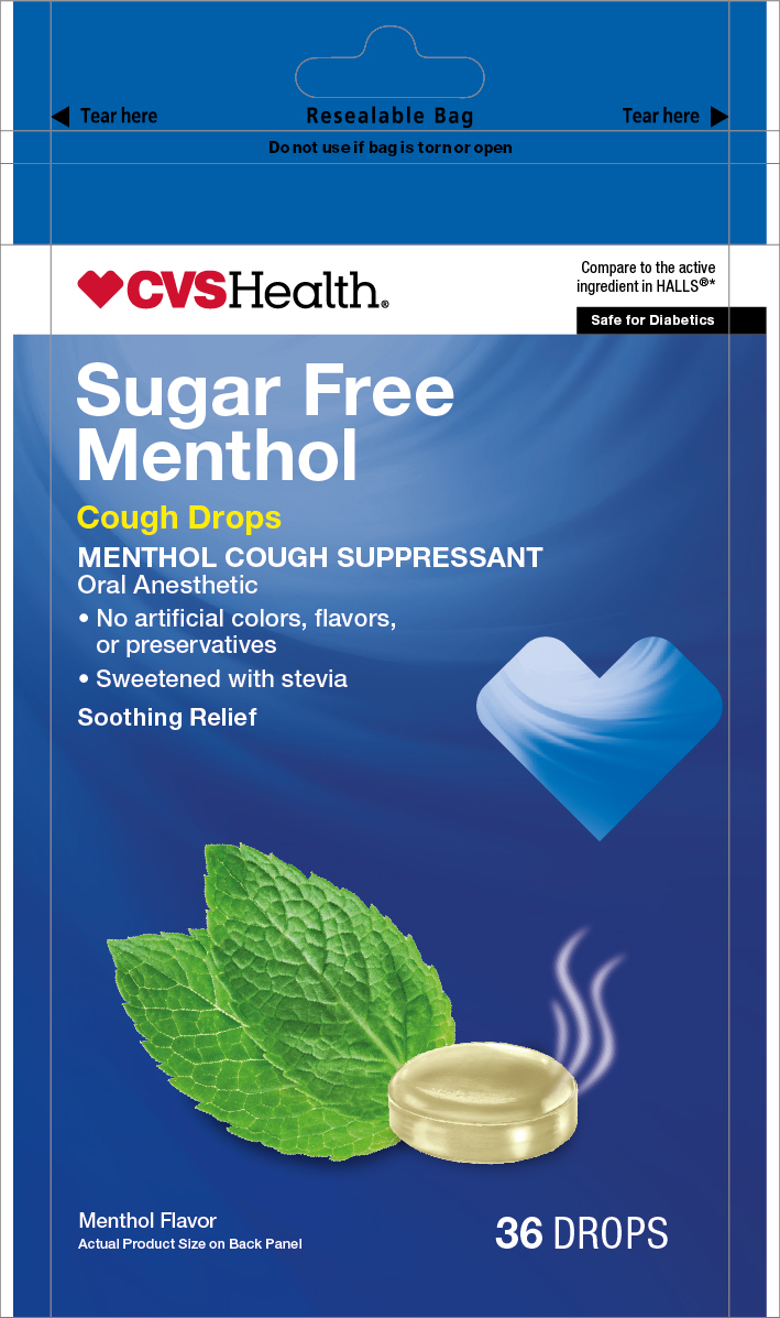 Pill image for Sugar Free Menthol Cough Drops