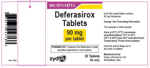 Pill image for Deferasirox Tablets