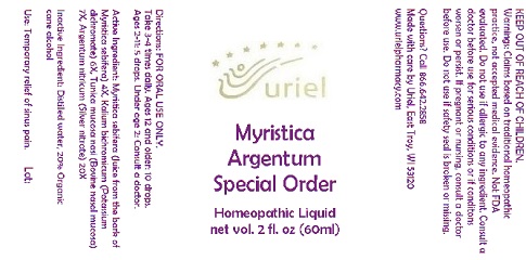 Pill image for Myristica Argentum Special Order