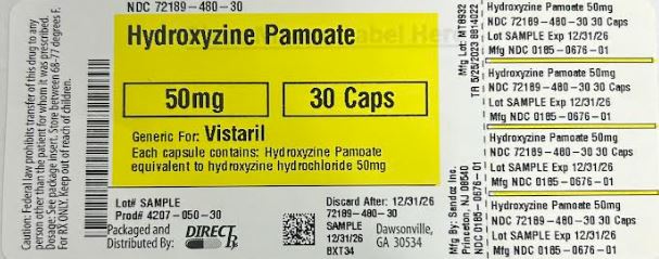 Pill image for Hydroxyzine Pamoate