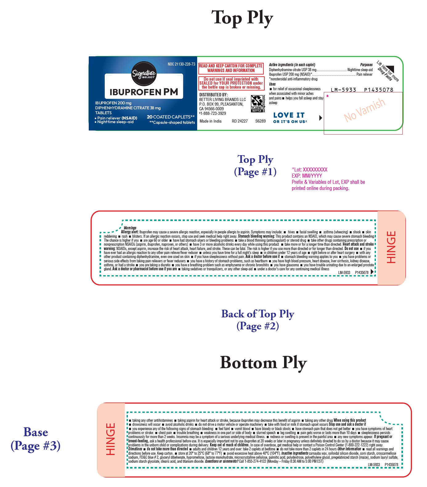 Pill image for Diphenhydramine Citrate And Ibuprofen Tablets Usp 38 Mg/200 Mg