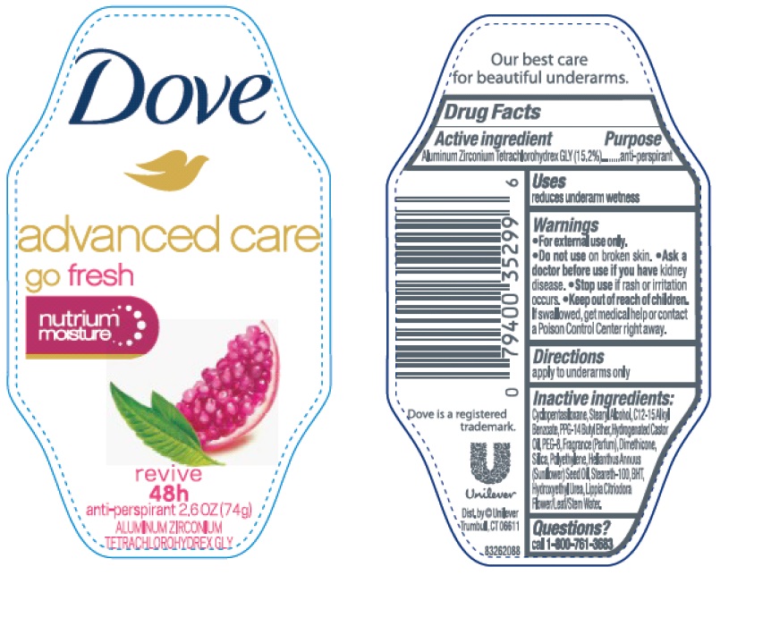 Pill image for Dove Advanced Care Revive Antiperspirant And Deodorant