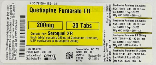 Pill image for quetiapine fumarate er