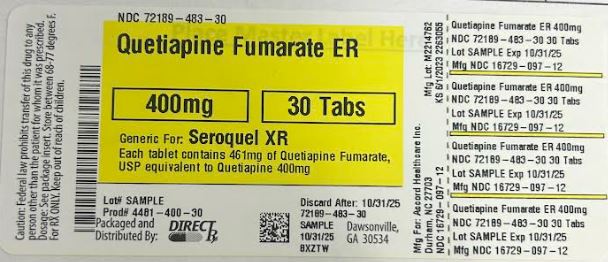 Pill image for quetiapine fumarate er