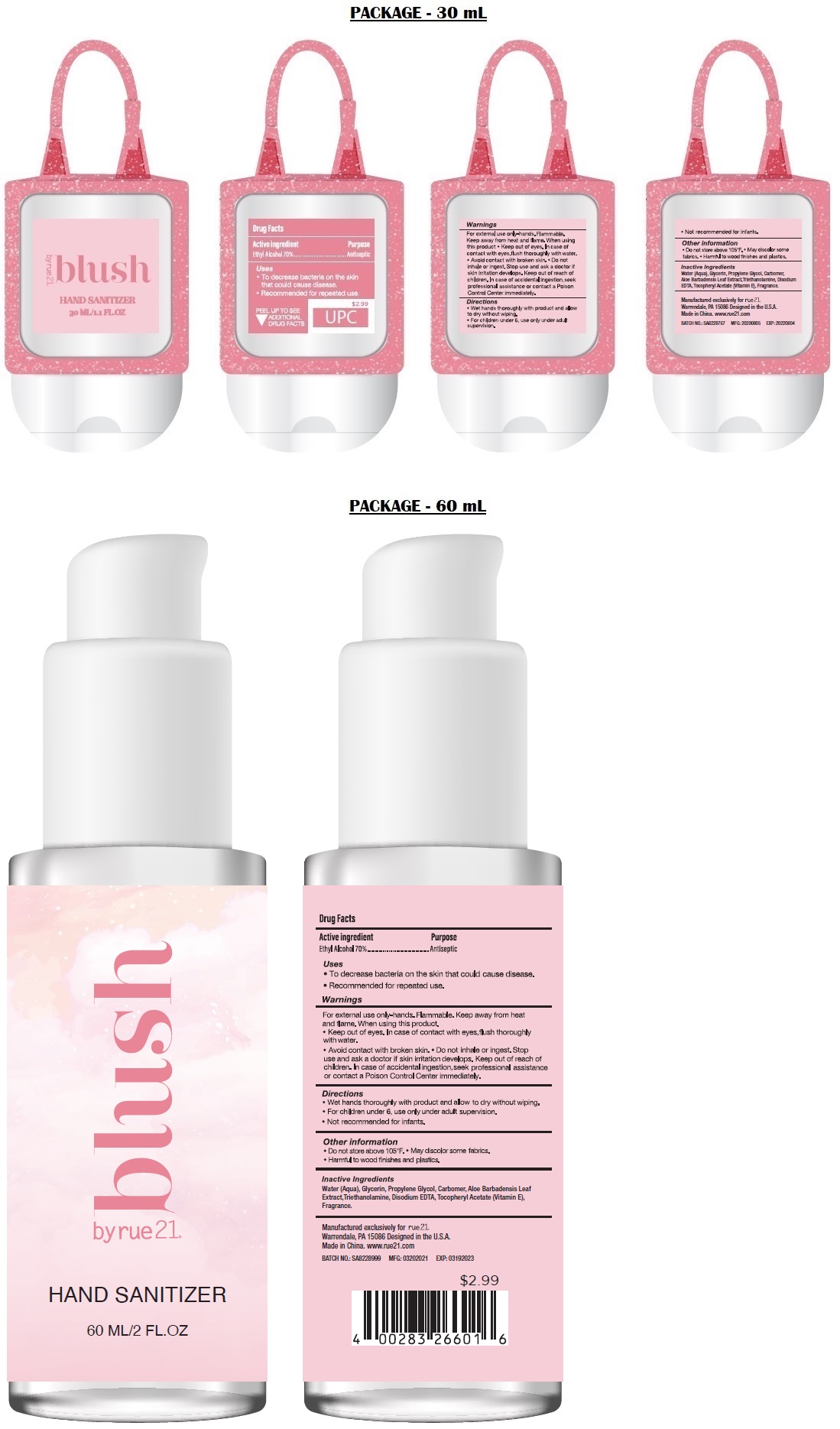 Pill image for Blush By Rue21♥ hand Sanitizer
