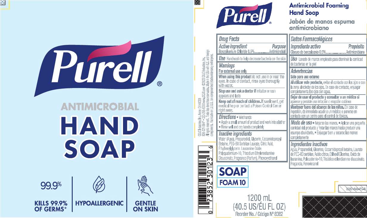 Pill image for Purell® Antimicrobial Foaming Hand Soap