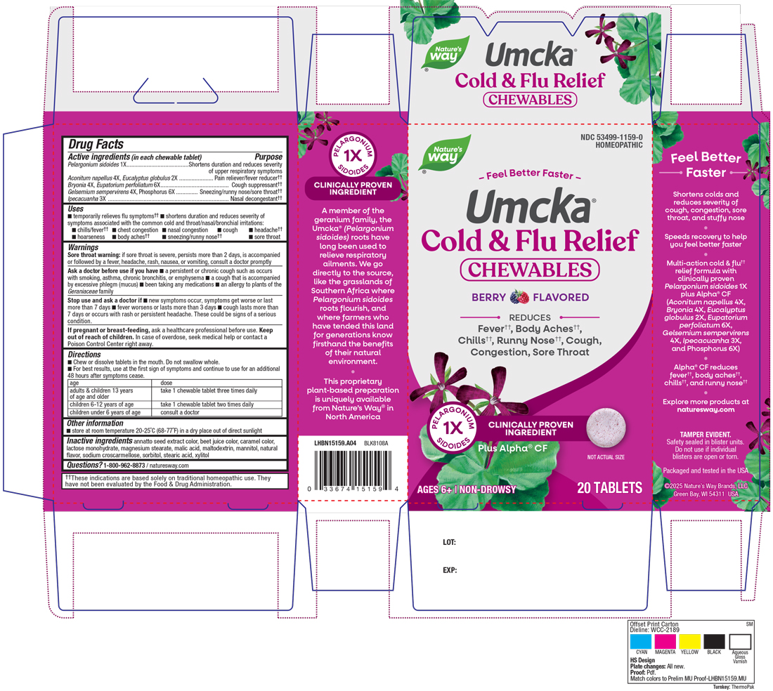 Pill image for Cold + Flu Relief Berry Chewable Tablet