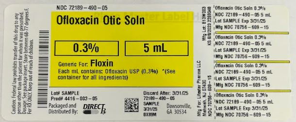 Pill image for Olfoxacin Otic Soln