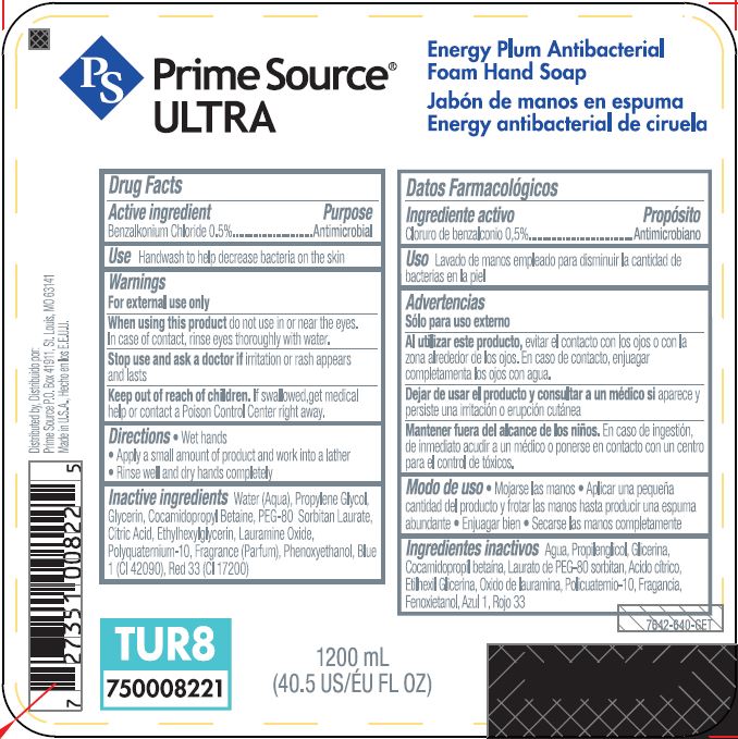 Pill image for Prime Source® Ultra Energy Plum Antibacterial Foam Hand Soap