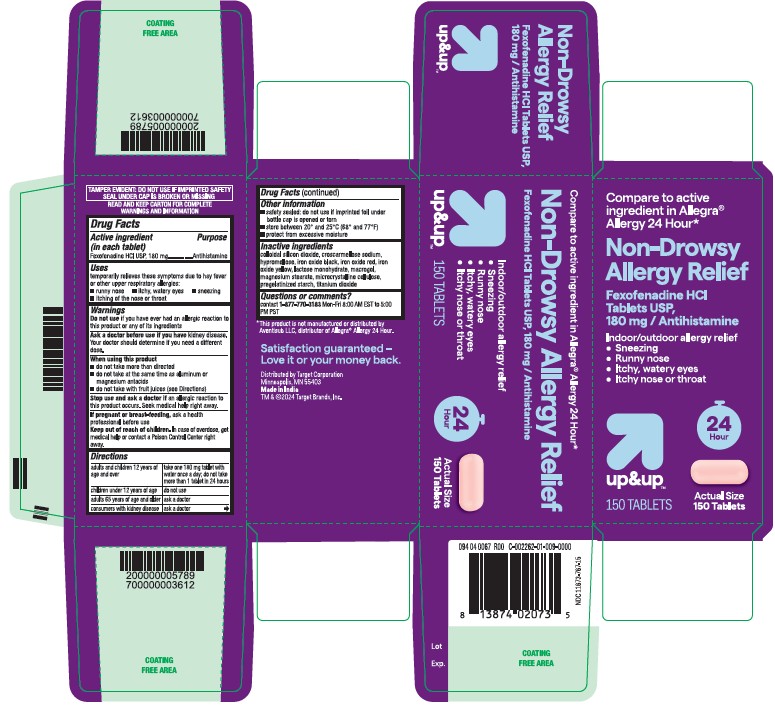 Pill image for Fexofenadine Hcl Usp 180mg
