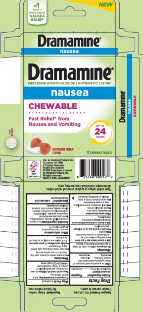 Pill image for Dramamine Nausea Chewable Tablets Raspberry - 63029-914