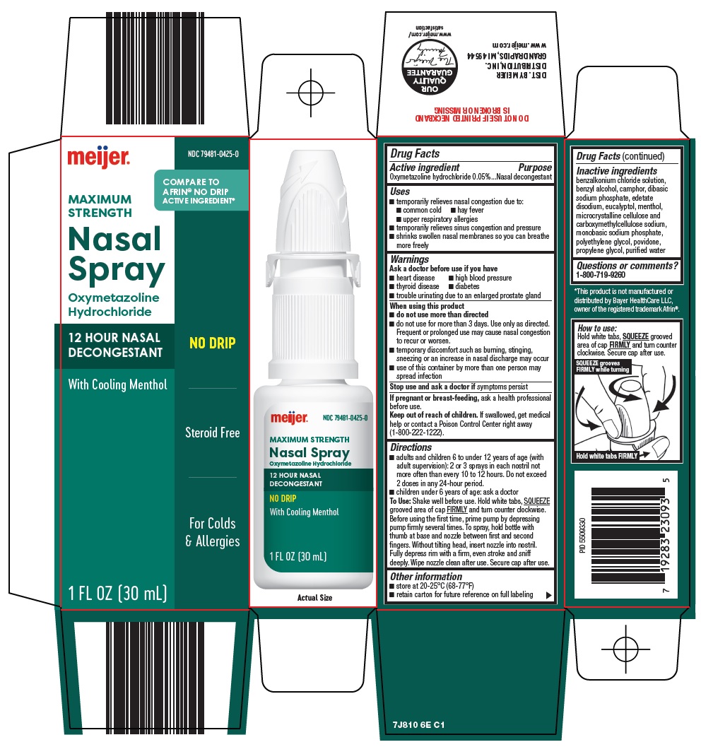 Pill image for Meijer Distribution, Inc. Nasal Spray Drug Facts
