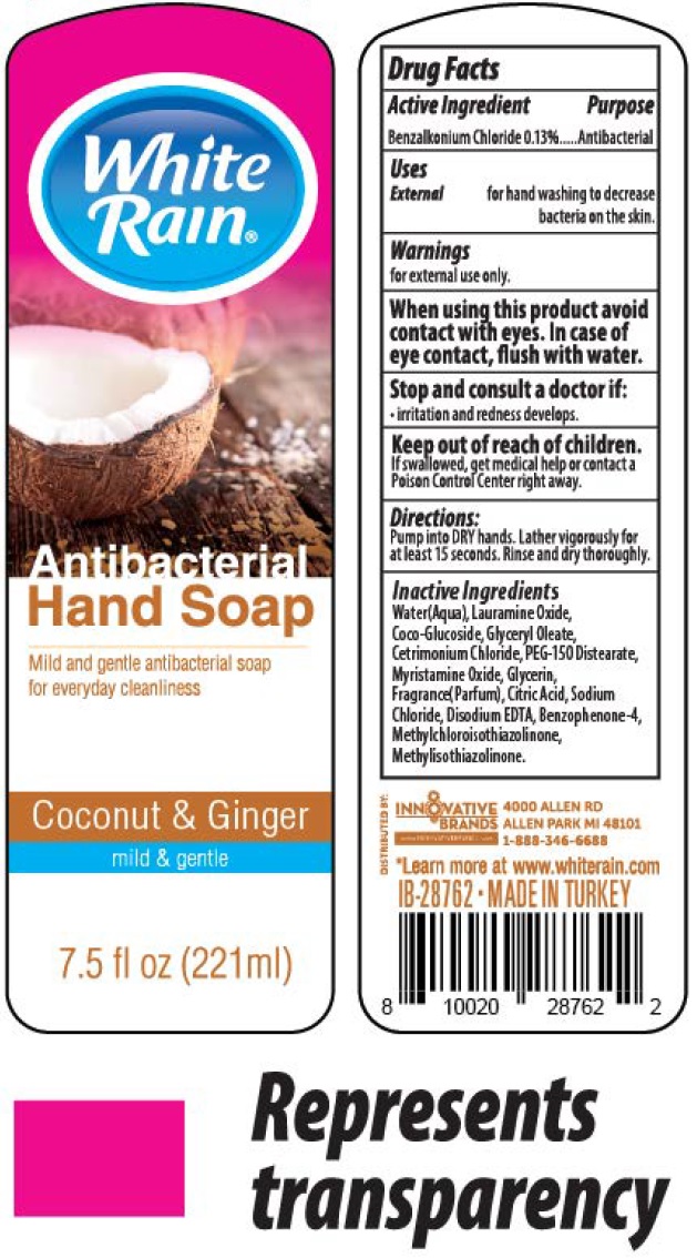 Pill image for White Rain Antibacterial Hand Soap Coconut & Ginger