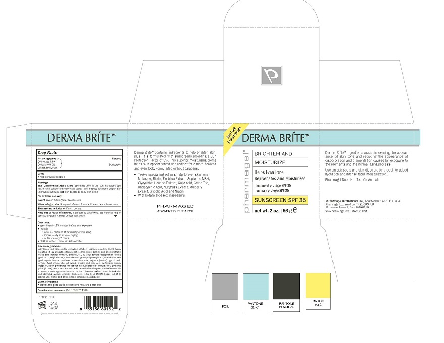 Pill image for Pharmagel - Derma Brite (67879-308)