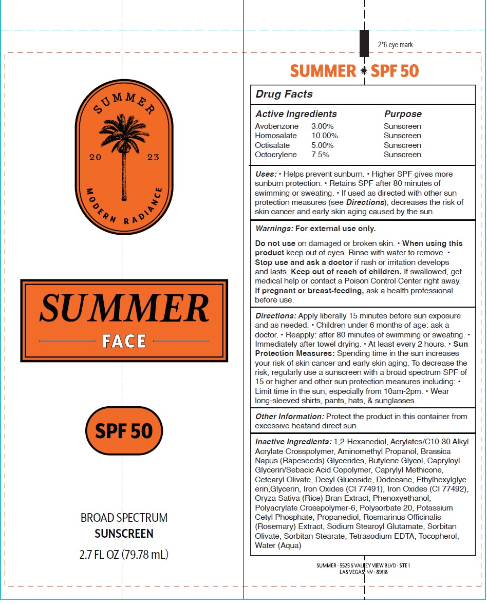 Pill image for Summer Face Sunscreen Spf 50