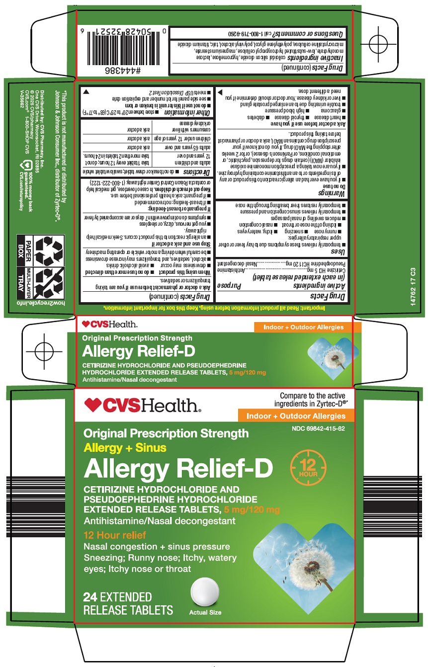 Pill image for Cvs Pharmacy, Inc. Allergy Relief-d Drug Facts