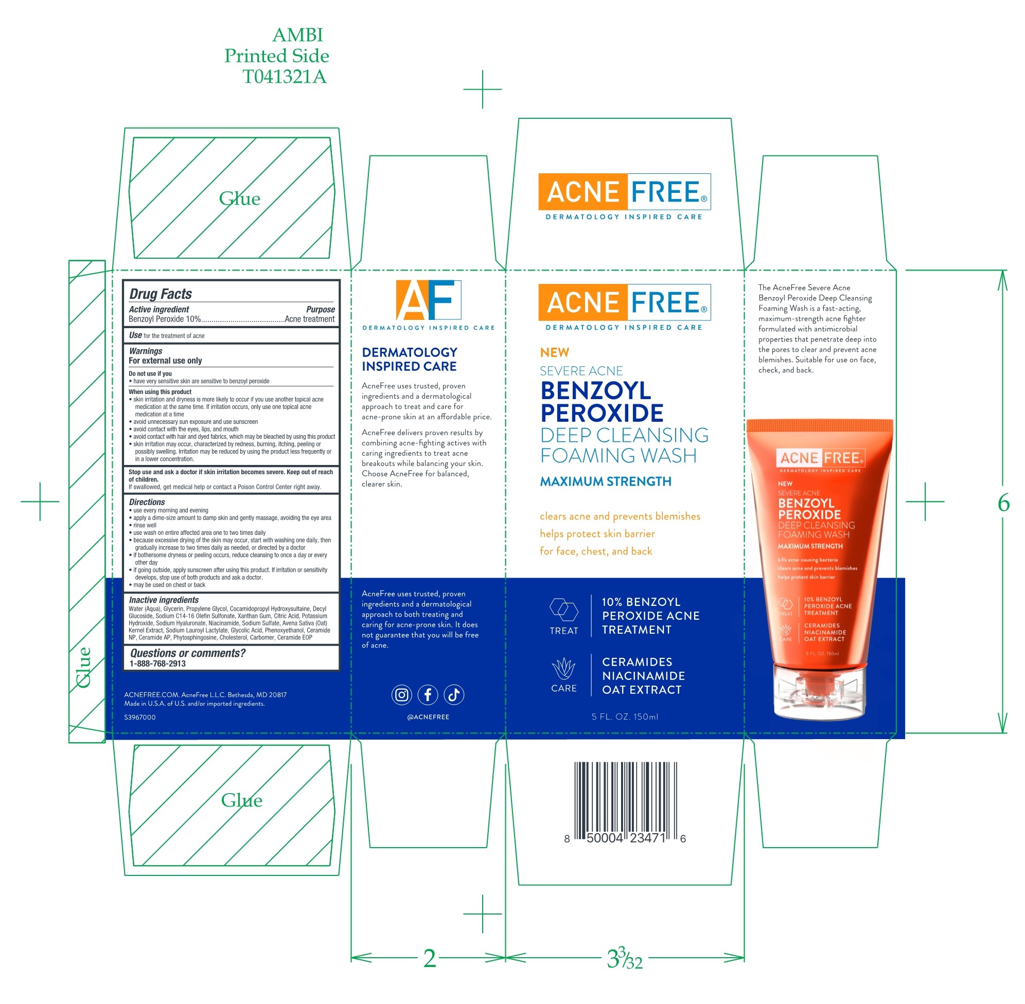 Pill image for Benzoyl Peroxide Deep Cleansing Foaming Wash