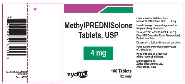 Pill image for Methylprednisolone Tablets, Usp