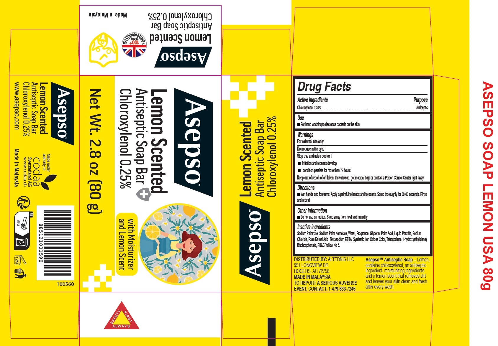 Pill image for Asepso Lemon Scented Antiseptic Soap